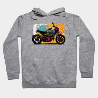 Ride Scrambler Icon cyber Hoodie